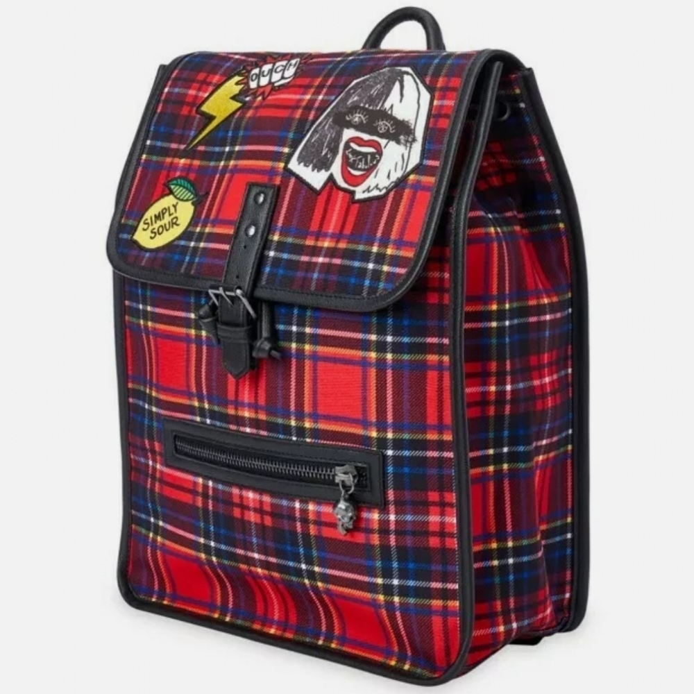 DisneyParks Cruella De Vil Plaid Backpack NWT